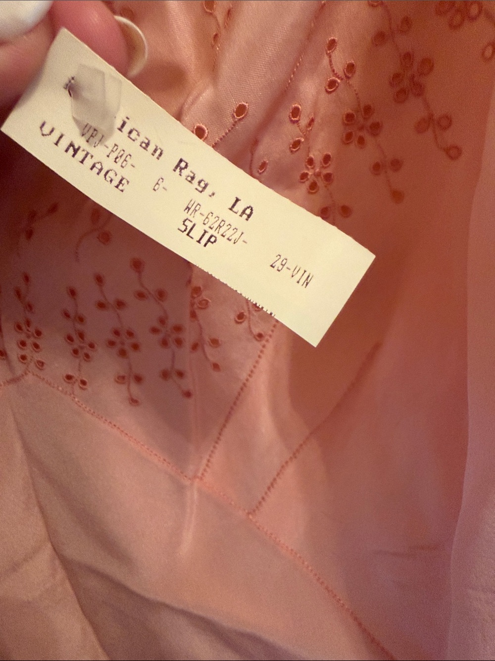 VintagePeach Satin Slip  Women Intimates & Sleepwear - Picture 5 of 14